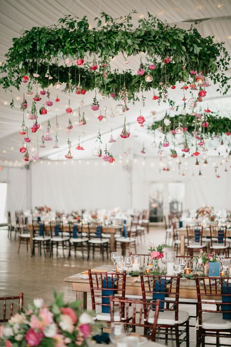 Marquee Wedding Decoration, Floral Chandelier Wedding, Garden Party Bridal Shower, Bridal Shower Inspo, Summer Florals, Chloe Rose, Garden Theme Wedding, Wedding Chandelier, Desi Wedding Decor