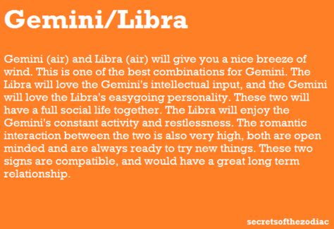 Gemini & Libra ~~  hmmm... that sounds like a good match! Libra And Gemini Compatibility, Gemini Relationship, Virgo Relationships, Libra Relationships, Libra Gemini, Gemini Compatibility, Gemini And Pisces, Libra Life, Gemini Quotes