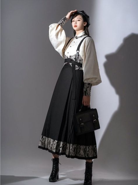 New Release: 【The Deserted Land】 #Hanfu Style #QiLolita Blouse, Skirt, Corset and Haori

◆ Shopping Link >>> https://www.lolitawardrobe.com/the-deserted-land-hanfu-style-qi-lolita-blouse-skirt-corset-and-haori_p7224.html Black Hanfu, Hanfu Style, Blouse Corset, Corset Jacket, Mode Harajuku, Skirt Corset, No Man's Land, Old Fashion Dresses, Blouse Skirt