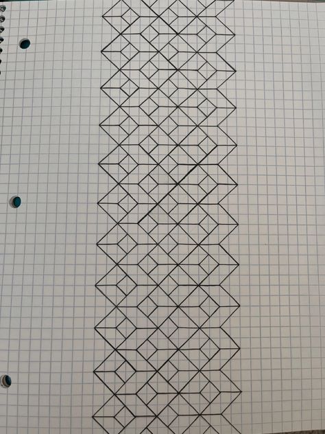 #graphpaper #designs #3dart Graph Paper Designs Drawing, Graph Paper Doodles, Geometric Patterns Drawing, Square Drawing, Blackwork Cross Stitch, Graph Paper Designs, Bargello Patterns, Zen Doodle Patterns, Easy Mandala Drawing