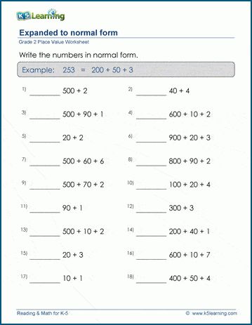 Place value worksheets on writing a 3-digit number in standard (or normal) form. Free | Math | Worksheets | Grade 2 | Printable Place Value 3 Digit Numbers Worksheets, Worksheets Grade 2, Log Math, Numbers In Expanded Form, Rounding Worksheets, Number Place Value, Number Value, Place Value Worksheets, Cursive Writing Worksheets