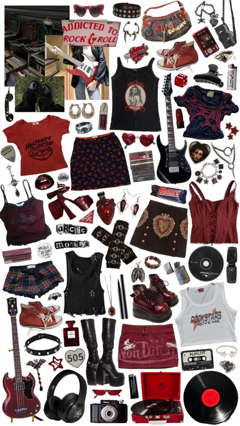 #rockstargf #rock #alternative #shuffles #moodboard #aestheticmoodboard #outfitinspo #style #styleinspo #outfit #aestheticoutfit #beauty #outfitinsporation #styleinsporation 2000s Alternative Fashion, Outfitinspo Style, Alternative Fashion Outfits, Fire Fits, Swaggy Outfits, Rock Star, Character Outfits, Goth Fashion, Alternative Fashion