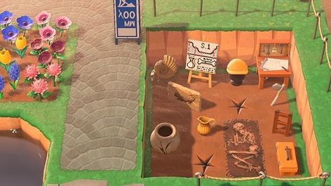 Excavation Site Animal Crossing, Animal Crossing Excavation Site, Acnh Fossil Dig Site Code, Acnh Museum Dig Site, Acnh Archeology Site, Acnh Dinosaur Dig, Dig Site Acnh, Acnh Excavation Site, Acnh Fossil Dig Site