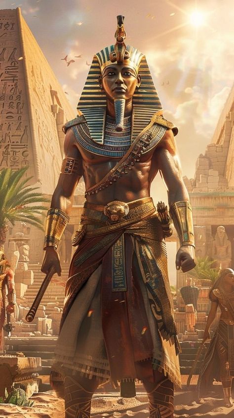 Egyptian Pyramids Art, Ancient Egyptian Warrior, Ancient Egypt Pyramids, Egyptian Warrior, Egyptian Goddess Art, Egyptian Anubis, Egypt Mummy, Ancient Egypt Pharaohs, Starověký Egypt