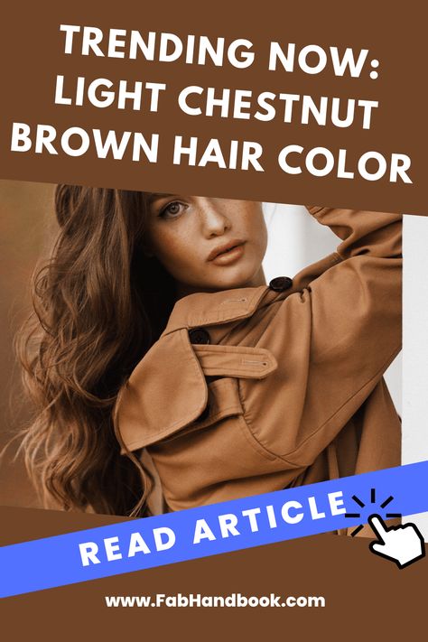 Light chestnut brown hair color is trending! And you can get this gorgeous color at home. Here are our favorite chestnut brown formulas and why we love them! Light Chestnut Brown Hair Color, Light Chestnut Brown Hair, Chestnut Brown Hair Color, Hair Color At Home, Hair Color Brown Chestnut, Light Chestnut Brown, How To Dye Hair At Home, Chestnut Brown Color, Chestnut Brown Hair