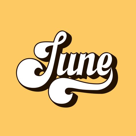 June, lettering, summer, calendar, month, 3d effect, letter, summertime, pink, word, text, freshness, logo, slogan, print, year, vintage, background, postcard, poster, banner, sticker, icon, handwritten, script, vector, illustration June In Cursive, June Cursive, June Calligraphy, June Font, June Lettering, Pink Word, June Logo, Postcard Poster, Banner Sticker