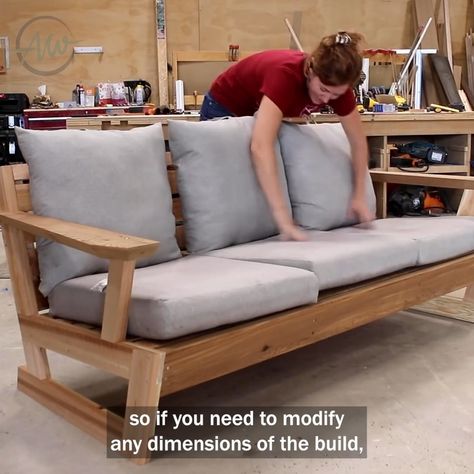 Wilker Do's - How To Build A Modern Outdoor Sofa! (Part 2) Modern Outdoor Sofa, Modern Outdoor Sofas, Modern Outdoor, How To Build, Outdoor Sofa, Outdoor Furniture, Couch, Sofa, Outdoor Decor