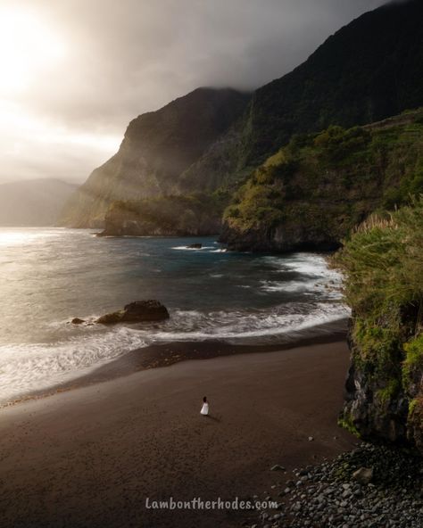 The gorgeous Seixal Beach in Madeira Waterfall Hikes, Perfect Itinerary, Us Destinations, Funchal, Black Sand Beach, Above The Clouds, Walk This Way, Black Sand, May 2024