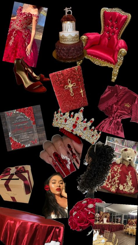 #Quince #15 #Mexican #Red #Quinceanera Book Of Life Quinceanera, Quinceanera Surprise Dance, Surprise Dance Outfits, Red Quinceanera Ideas, Quinceanera Red, Quinceanera Theme, Quince Decor, Red Quince, The Book Of Life