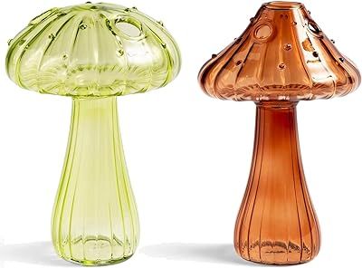 Amazon.com: Hafhef Decorative Mushroom Vase, Delicate Flower Vase, Cottagecore Room Decor, Unique Brown Glass Vase for Home/Kitchen/Office Decorations : Home & Kitchen Vase Cottagecore, Mushroom Vase, Propagation Vase, Cottagecore Room, Cottagecore Room Decor, Vase Unique, Clear Vase, Office Decorations, Glass Mushrooms