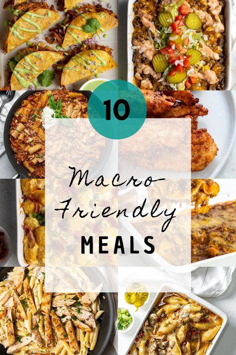 Oh Snap Macros, Macro Meal Plan, Macros Diet, High Protein Dinner, Protein Dinner, Healthy High Protein Meals, Macro Friendly Recipes, Best Low Carb Recipes, Macro Meals