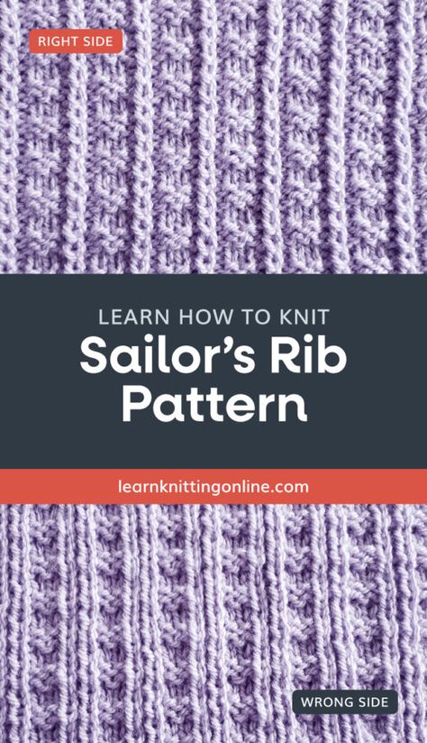 Twisted Knit Stitch Patterns, Knit Stitch Patterns Texture, Knit Stitch Patterns Free, Knitted Stitches, Easy Scarf Knitting Patterns, Rib Stitch Knitting, Easy Blanket, Knit Purl Stitches, Beanie Knitting Patterns Free