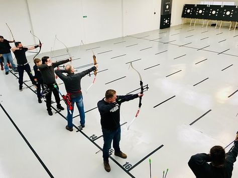 Indoor Archery Range, Archery Range, Farm Cafe, Merida Brave, A Family Of Four, Shooting Sports, Family Of Four, Olympic Sports, Structure Architecture