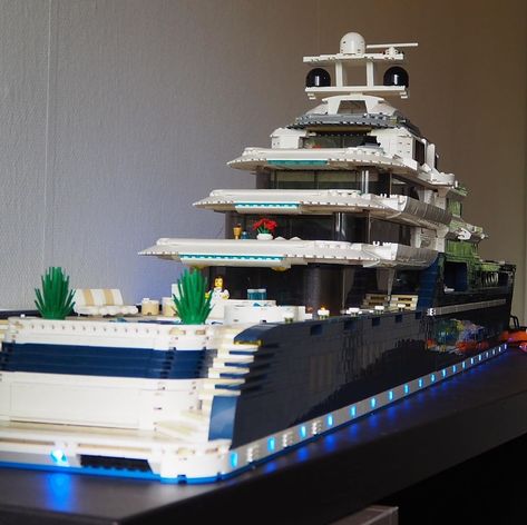 Lego Yacht, Yacht Builders, Almost Ready, Boat Plans, Cool Lego, Do You Like It, Decks, Cool Toys, Lego