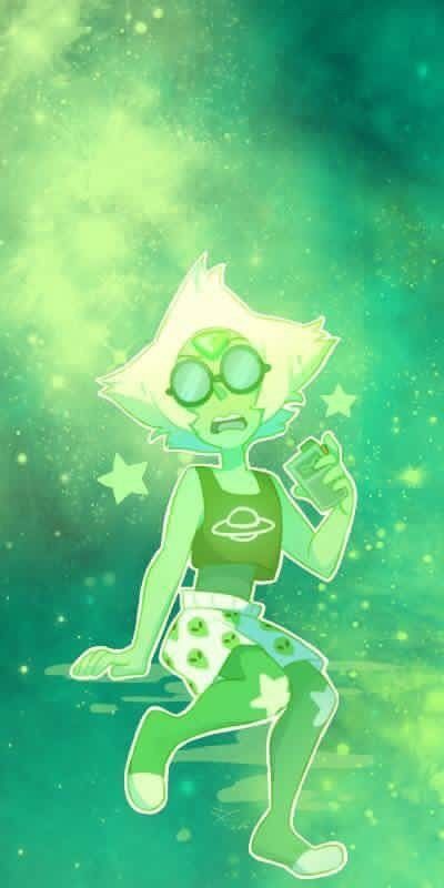 Peridot Steven Universe Wallpaper, Peridot Wallpaper, Universe Wallpaper, Peridot Steven Universe, Steven Universe Wallpaper, Cute Pastel Wallpaper, Steven Universe Fanart, Universe Art, Space Rock