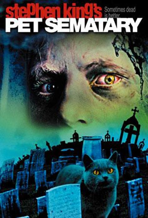 Pet Cemetery Mary Lambert, Stephen Kings, Pet Cemetery, Pet Sematary, Film Horror, I Love Cinema, Classic Horror Movies, 80s Movies, Horror Movie Posters