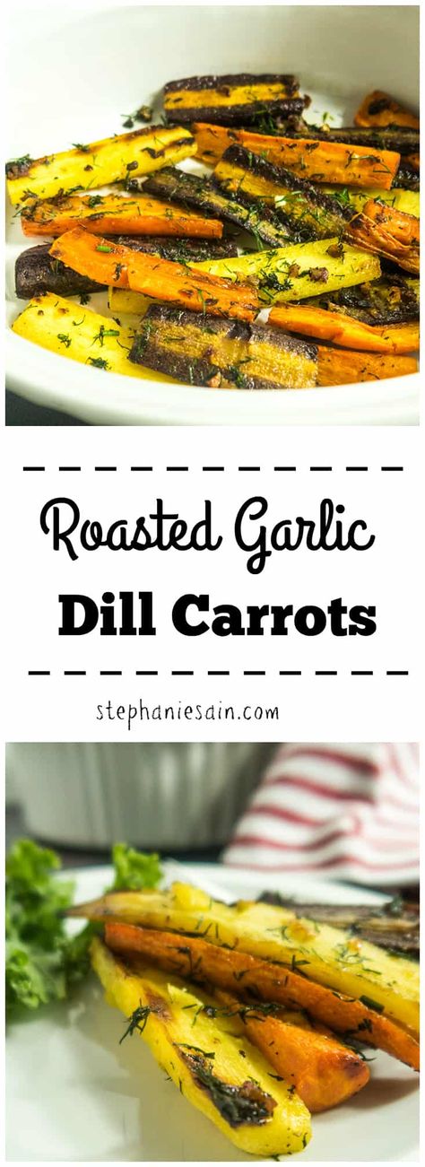 Buttery Garlic Sauce, Dill Carrots, Vegetarian Gluten Free, Vegetable Side Dishes Recipes, Side Dishes For Bbq, Carrot Recipes, Veggie Side Dishes, Garlic Sauce, Healthy Side Dishes