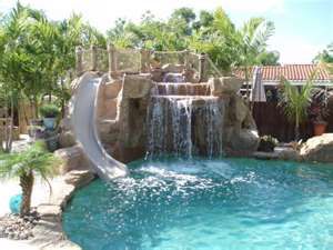 Pool With Waterfall, Outdoor Pool Decor, Swimming Pool Waterfall, Pool Dekor, Backyard Pool Design, Waikoloa Village, Amazing Swimming Pools, Rock Waterfall, Pool Waterfall