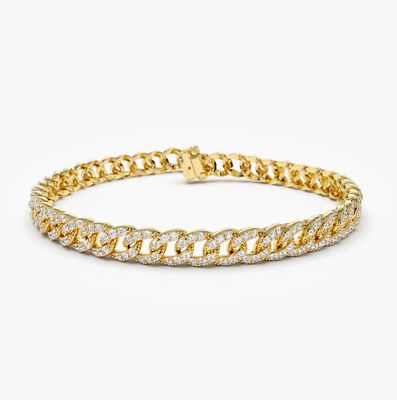 (eBay) Gold Bracelet 585 14K Yellow Gold Link Cuban Approx 300 Brilliant Diamonds VS G Layering Diamond Necklaces, Cuban Bracelet, Cuban Link Bracelet, Expensive Jewelry Luxury, Gold Armband, Bracelets Gold Diamond, Gold Bracelet For Women, Expensive Jewelry, Bracelet Online