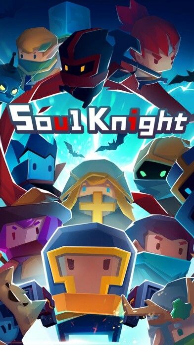 Soul Knight Art, Soul Knight, Soul King, Video Game Developer, Dungeon Crawler, Castle Crashers, The Binding Of Isaac, Indie Game Art, Start Screen