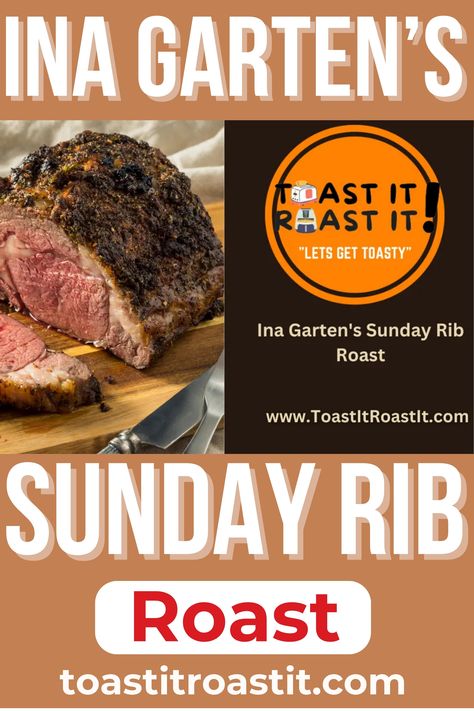 Ina Garten’s Sunday Rib Roast: A Step-by-Step Guide to a Mouthwatering Feast. As a long-time fan of Ina Garten and her Barefoot Contessa show on the Food Network, I’ve always admired her approach to cooking and entertaining. Her Sunday Rib Roast is no exception, and the dish has become one of my go-to recipes for special occasions. #ribroast #beef #primerib #swf #meat Ina Garten Prime Rib, Prime Roast Recipe, Beef Rib Roast, Garlic Mustard, Ribeye Roast, Cooking Prime Rib, Rib Roast Recipe, Standing Rib Roast, Prime Rib Recipe