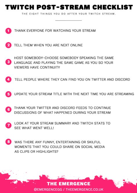 Twitch Checklist, How To Start Streaming, Stream Ideas Twitch, Twitch Streaming Tips, Streaming Advice, Video Game Streaming, Twitch Tips, Streaming Ideas, Streaming Equipment