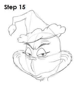 Draw The Grinch Step 15 Draw The Grinch, O Grinch, Grinch Drawing, The Grinch Christmas, Christmas Drawings, Grinch Christmas Tree, Grinch Christmas Decorations, Tapeta Pro Iphone, Christmas Drawing