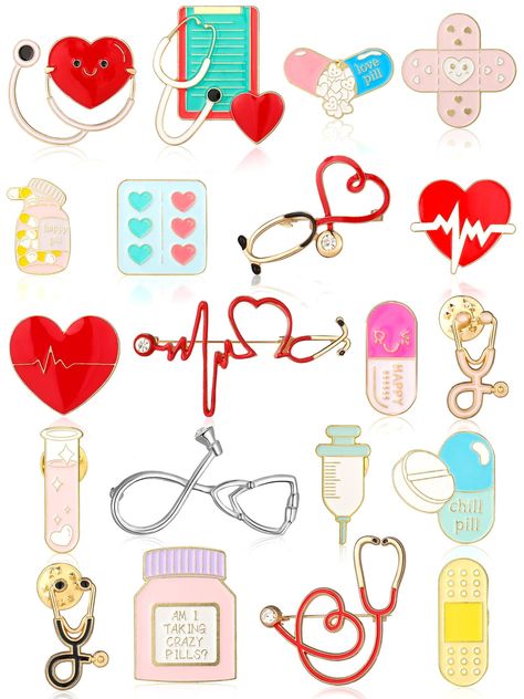 Cartoon Scientist, Diagnostic Medical Sonography Student, Nurse Style, Doctor Stethoscope, Kawaii Pins, Chemistry For Kids, Science Pins, Diagnostic Medical Sonography, Nurse Day