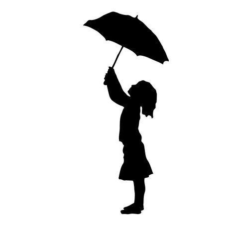 1042x1042 Free Clipart And Silhouette Of Girl With Umbrella Umbrella Silhouette, تاج محل, Umbrella Drawing, Umbrella Painting, Silhouette Clip Art, Crayon Art Melted, Girl Silhouette, Silhouette Stencil, Crayon Art