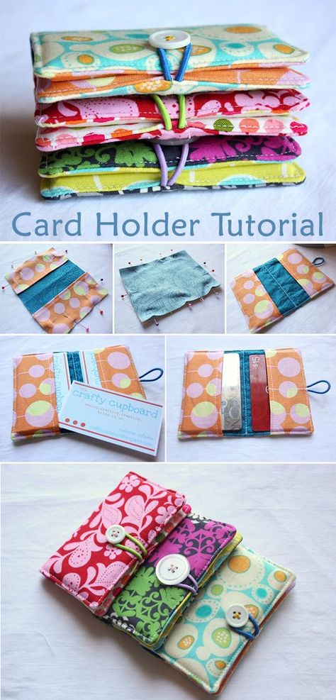 Sew Business Card Holder, Fabric Business Card Holder, Sewn Card Holder, Billfold Wallet Pattern, Gift Card Holder Sewing Pattern, Diy Card Pouch, Quilted Gift Card Holders, Fabric Card Holder Pattern, Sewing Credit Card Holder Free Pattern