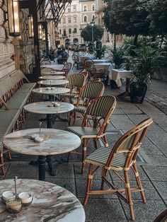 ... less Bakery Outdoor Seating, Bistro Cafe Ideas, Italian Cafe Chair, French Inspired Coffee Shop, French Restaurant Exterior, Paris Bistro Aesthetic, European Coffee Shop Aesthetic, French Bistro Aesthetic, European Cafe Aesthetic