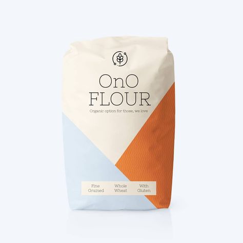 Flour Bag Design, Flour Packaging Design, Inspirational Packaging, Flour Packaging, Sugar Packaging, Gf Flour, Flour Mill, Graphic Elements, Bag Design