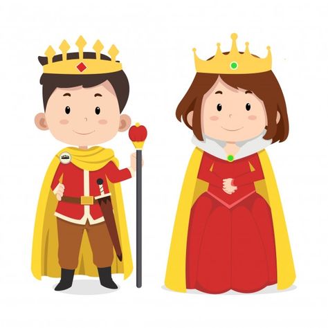 Cute king and queen characters Premium V... | Premium Vector #Freepik #vector #woman #crown #man #cartoon Mom Coloring Pages, King Cartoon, Queen Drawing, Happy Birthday Kids, Cars Characters, Family Drawing, Bible Coloring Pages, Bible Coloring, Drawing Challenge