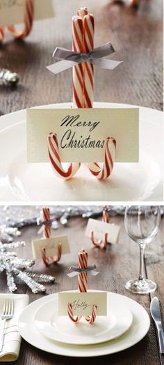 DIY Custom Christmas Jul Mad, Diy Jul, Deco Table Noel, Simple Christmas Decor, Christmas Projects Diy, Easy Christmas Diy, Christmas Table Settings, Noel Christmas, Christmas Table Decorations