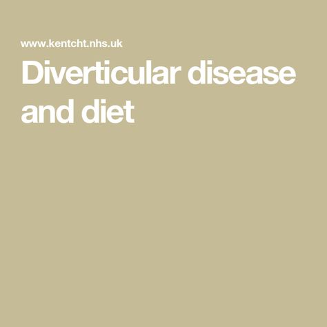 Diverticular disease and diet Diviticulitis Diet, Large Bowel, Community Health, Disease, Foundation, Diet, Social Media, Health