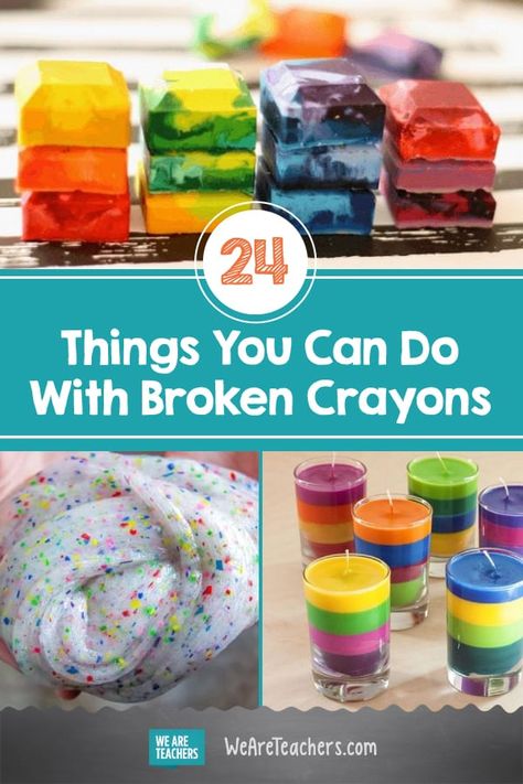 Crafts With Crayons Diy, Craft With Crayons, Crafts To Do With Crayons, Recycled Crayon Projects, Crayon Melting Molds, Crayon Diy Crafts, Melted Crayons In Molds, What To Do With Broken Crayons, Making Crayons From Broken Crayons