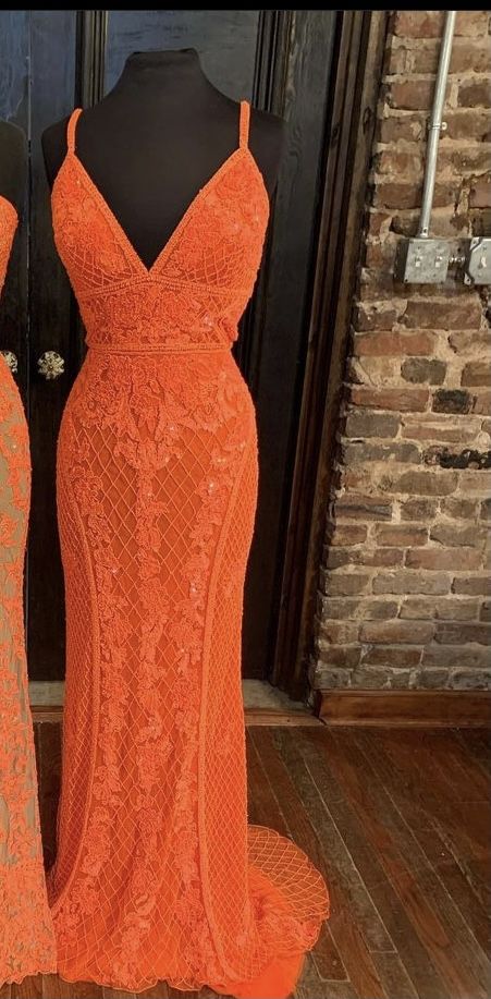 Orange Summer Prom Dress, Neon Orange Prom Dress, Prom Dresses Orange, Prom Dresses 2022 Orange, Orange Aesthetic Prom Dress, Orange Sequin Prom Dress, Bold Prom Dresses, Orange Prom Dress, Glamorous Orange Prom Dress