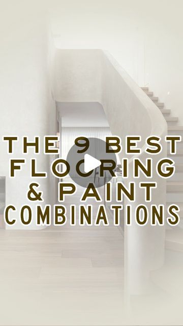 Loren Kreiss on Instagram: "Here are the 9 best flooring and paint color combinations to use in your home.

#paintcolors #interiordesignideas #homerenovations #homeinspiration #luxuryinteriordesign #neutralhomedecor #portolapaint #interiordesigntips #limestone #whitewashwood #naturalmatte" Living Room Cabinet Colors, Flooring And Paint Combinations, Paint Combinations Interior, Limestone Paint, Loren Kreiss, Surrey House, Flooring Colors, Living Room Color Combination, Floor Paint Colors