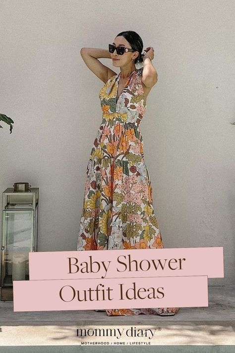 Discover the perfect spring baby shower outfit! Visit Mommy Diary today for 10 Baby Shower Outfit Ideas for Spring, including the best baby shower outfits for moms. Whether you're searching for what to wear to a baby shower in spring or need baby shower outfit inspiration, we've got you covered. From floral dresses for women to floral jumpsuit outfits, find your ideal spring baby shower outfit for mom and baby shower dresses for mom-to-be. Make your moment special with our baby shower outfits. What To Wear To A Baby Shower As A Guest, What To Wear To A Baby Shower Guest, Spring Baby Showers, Baby Shower Outfit For Mom, Baby Shower Outfit Ideas, Baby Shower Outfit For Guest, Mom Style Inspiration, Floral Dresses For Women, Breastfeeding Fashion