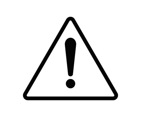 sign. Alarm sign. Error message.Danger warning icon. Danger warning. Vector icon. Risk sign. Information sign. Exclamation icon. Alert Love Emoji Art, Alert Sign, Alert Icon, Clock Labels, Brain Diseases, Download Sign, Emoji Art, Warning Sign, Error Message