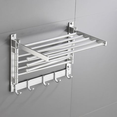 Wall Drying Rack, Clothes Dryer Rack, Mounted Towel Rack, Wall Mounted Drying Rack, Wall Mounted Bathroom Storage, Laundry Rack, Wall Mounted Towel Rack, Bathroom Storage Shelves, Clothes Drying