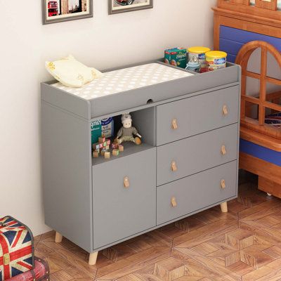 Nursery changing table decor