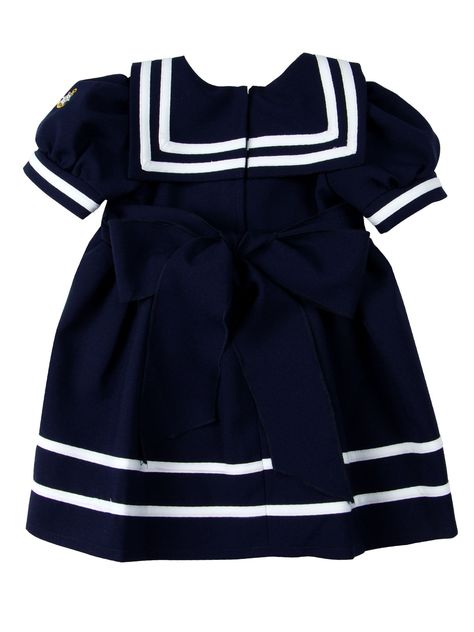 Toddler Sailor Dress, Bloomers Pattern, Baby Bloomers Pattern, Dress With Hat, Timeless Outfits, Navy Baby, Sailor Dress