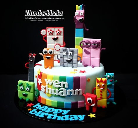 Number Block Cake Ideas, Number Blocks Cake Ideas, Number Blocks Birthday Party Cake, Number Blocks Cookies, Numberblocks Birthday Party Decorations, Numberblock Cake, Numberblocks Birthday Cake, Number Blocks Cake, Number Blocks Birthday Party