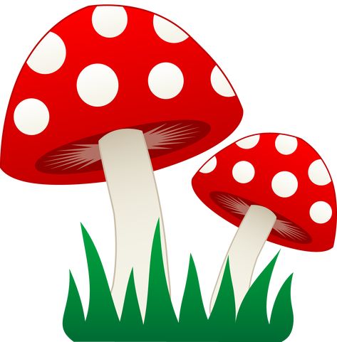 Mushroom - ClipArt Best Decoration Creche, Mushroom Clipart, Red And White Mushroom, Cartoon Mushroom, Dragon Silhouette, Mushroom Drawing, School Wall Art, Grass Flower, 카드 디자인