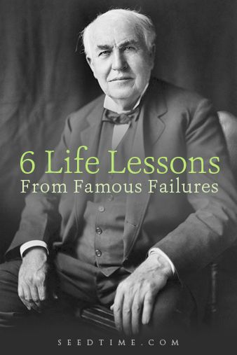 6 lessons from famous failures. Failures who are a success at life! Famous Failures, Morning Checklist, Career Quotes, Teaching Life, Life Rules, Ways To Make Money, Successful People, Some Words, Helpful Tips