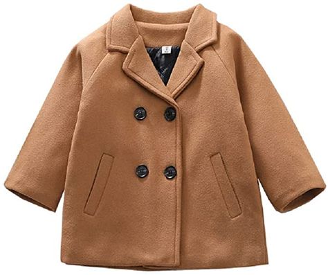 Amazon.com: MoZiKQin Toddler Baby Boys Girls Wool Coat Winter Warm Double Breasted Trench Coat Kids Jacket Outwear Clothes: Clothing, Shoes & Jewelry Boys Trench Coat, Plaid Outerwear, Childrens Clothes Boys, Boys Winter Coats, Kids Winter Fashion, Kids Plaid, Baby Boy Jackets, Wool Winter Coat, Winter Fashion Coats