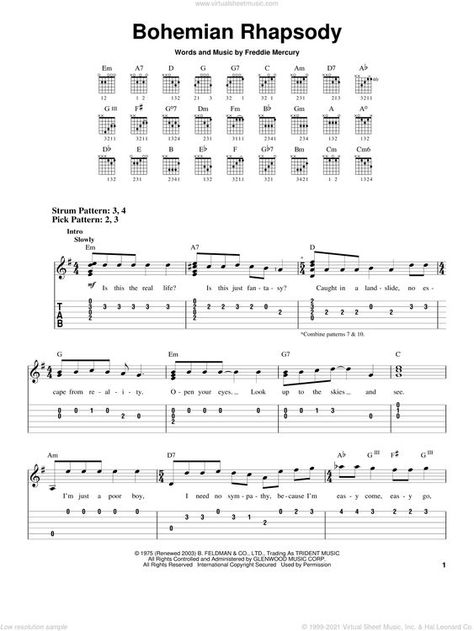 guitars Bohemian Rhapsody Tabs Guitar, Things To Play On Guitar, Guitar Tab Music, Buddy Holly Weezer Guitar Tab, Gutair Songs, Easy Guitar Tabs For Beginners, Easy Guitar Tabs Songs, Guitar Music Sheets, Tabs Guitar