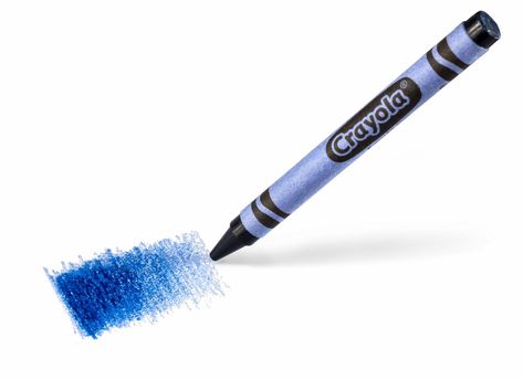 Here's the First Look at Crayola's New Blue Crayon. And You Can Help Name It Pineapple Surprise, Blue Crayon, Dandelion Yellow, Rock Sculpture, Blue Pigment, Color Crayons, Crayon Box, Crayola Crayons, Creative Learning