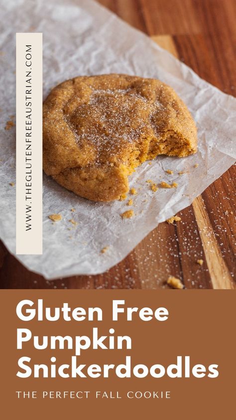 Gluten Free Pumpkin Cookies, Gluten Free Pumpkin Spice, Pumpkin Snickerdoodles, Pumpkin Pie Spice Mix, Easy Delicious Dinners, Homemade Pumpkin Pie, Gluten Free Bakery, Gluten Free Sweet, Homemade Gluten Free